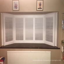 Best sell custom size wooden shutter door plantation shutters for bay windows